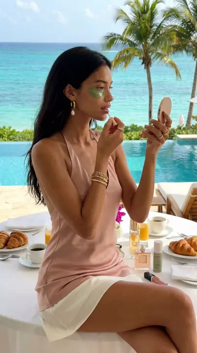 Blush Silk Morning, Coastal Resort Edit