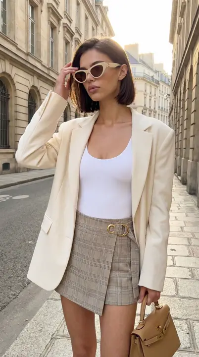 City Plaid - Structured Afternoon