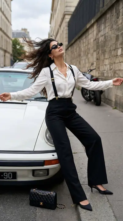 Monochrome and Motion - Vintage Street Luxe